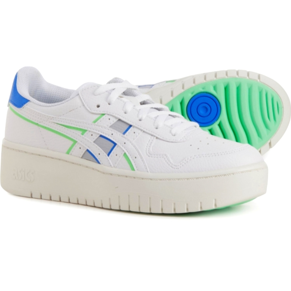 Women's Asics JAPAN S PF White Platform Shoes / Sneakers, New